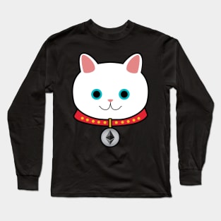 Ethereum Cat Shirt and Hoodie Long Sleeve T-Shirt